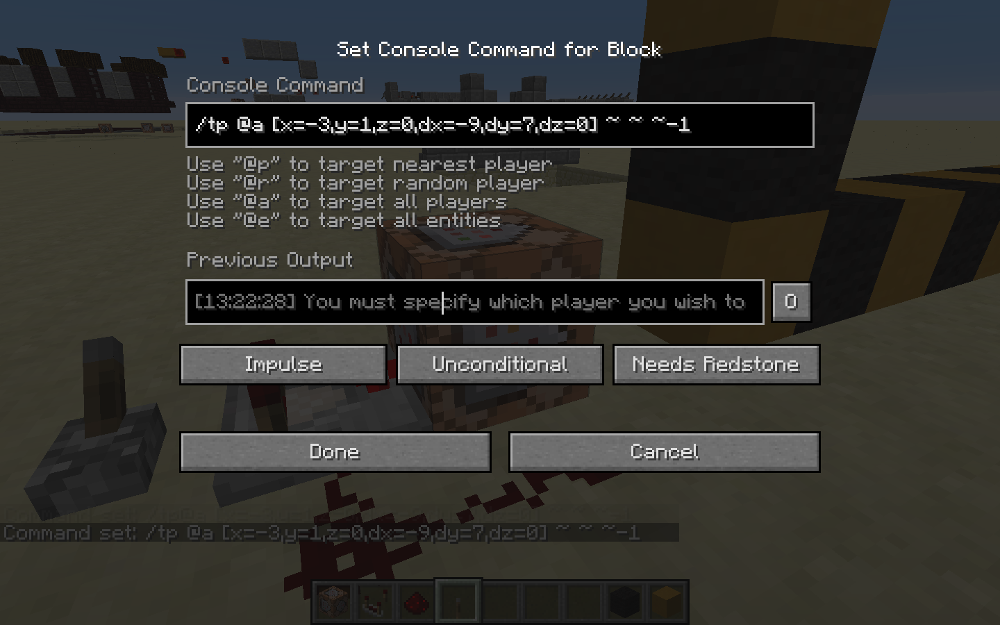 commands for minecraft java
